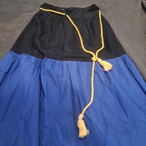 Colorblock Maxi Skirt